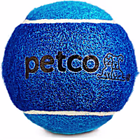 Petco Tennis Ball Dog Toy in Blue
