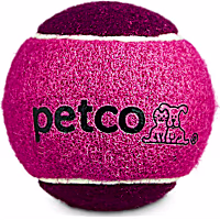 Petco Tennis Ball Dog Toy in Pink