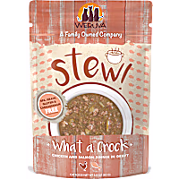 Weruva Stew! What a Crock Chicken and Salmon Dinner in Gravy Wet Cat Food