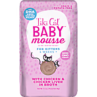Tiki Cat Velvet Mousse Kitten Chicken Liver Wet Food