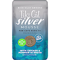 Tiki Cat Velvet Mousse Senior Chicken with Pumpkin Wet Cat Food