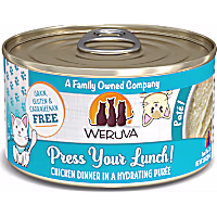 Weruva Pate Press Your Lunch! Chicken Dinner in a Hydrating Puree Wet Cat Food