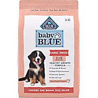 Blue Buffalo Baby Blue Healthy Growth Formula with DHA, Chicken & Brown Rice Recipe Natural Large Breed Puppy Dry Food