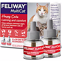 Feliway Multicat 30 Day Diffuser Refill for Cats