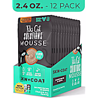 Tiki Cat Solutions Mousse, Skin + Coat, Salmon Recipe in Broth Cat Food