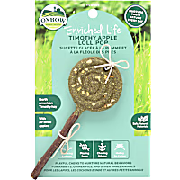 Oxbow Enriched Life Timothy Lollipop Apple for Rabbit
