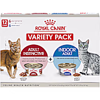 Royal Canin Feline Health Nutrition Indoor Adult & Adult Instinctive Wet Cat Food Variety Pack