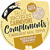 Tiki Cat Born Carnivore Complements Chicken Wet Cat Food Topper