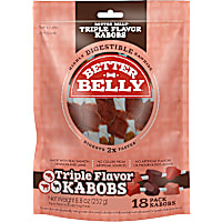 Better Belly Triple Flavor Kabob Chews for Dogs