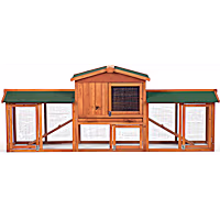 Prevue Pet Products Rabbit Hutch with Double Run