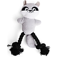 Petco Plush Racoon with Rope Dog Toy