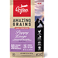 ORIJEN Puppy Large Breed Recipe Amazing Grains High Protein Dry Dog Food