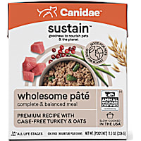 Canidae Sustain Premium Recipe with Cage-Free Turkey Pate Wet Dog Food