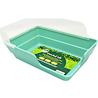 Oxbow Enriched Life Rectangle Litter Pan with Removable Shield