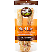 Earth Animal No-Hide Rolls Chicken Recipe Large Natural Long-Lasting Rawhide Alternative Dog Chews