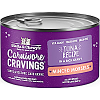 Stella & Chewy's Carnivore Cravings Minced Morsels Wild-Caught Tuna Recipe Wet Cat Food