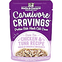 Stella & Chewy's Carnivore Cravings Protein Rich Meal or Topper Chicken & Tuna Recipe Wet Cat Food