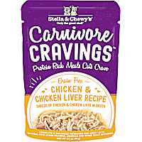 Stella & Chewy's Carnivore Cravings Protein Rich Meal or Topper Chicken & Chicken Liver Recipe Wet Cat Food