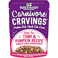 Stella & Chewy's Carnivore Cravings Protein Rich Meal or Topper Tuna & Pumpkin Recipe Wet Cat Food
