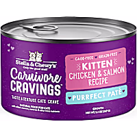 Stella & Chewy's Carnivore Cravings Purrfect Pate Cage-Free Chicken & Salmon Kitten Recipe Wet Cat Food
