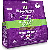 Stella & Chewy's Freeze-Dried Raw Dinner Morsels Protein Rich Duck Duck Goose Recipe Dry Cat Food