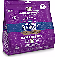 Stella & Chewy's Freeze-Dried Raw Dinner Morsels Protein Rich Absolutely Rabbit Recipe Dry Cat Food