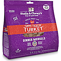 Stella & Chewy's Freeze-Dried Raw Dinner Morsels Protein Rich Tummy Ticklin' Turkey Recipe Dry Cat Food