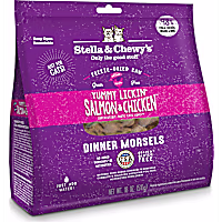 Stella & Chewy's Freeze-Dried Raw Dinner Morsels Protein Rich Yummy Lickin' Salmon & Chicken Recipe Dry Cat Food