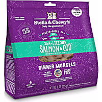 Stella & Chewy's Freeze-Dried Raw Dinner Morsels Protein Rich Sea-Licious Salmon & Cod Recipe Dry Cat Food