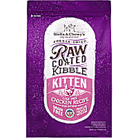 Stella & Chewy's Raw Coated Kibble Grain Free Protein Rich Meals Cage-Free Chicken for Kittens Recipe Dry Cat Food