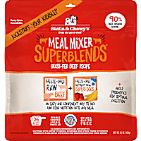 Stella & Chewy's Freeze Dried Raw Grass-Fed Beef Meal Mixers SuperBlends Dry Dog Food Topper