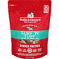 Stella & Chewy's Freeze Dried Raw Dinner Patties High Protein Surf 'N Turf Salmon & Beef Recipe Dry Dog Food