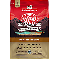 Stella & Chewy's Wild Red Raw Coated High Protein Wholesome Grains Prairie Recipe Dry Dog Food