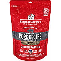 Stella & Chewy's Freeze Dried Raw Dinner Patties High Protein Purely Pork Recipe Dry Dog Food