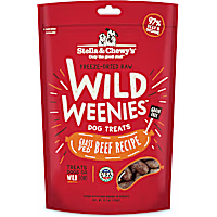 Stella & Chewy's Freeze-Dried Raw Wild Weenies Grass-Fed Beef Recipe Dog Treats