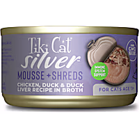 Tiki Cat Silver Chicken, Duck & Duck Liver Seniors Wet Cat Food