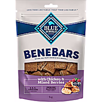 Blue Buffalo BeneBars Immune Support Dog Treats with Vitamins C & E, Chicken & Mixed Berries