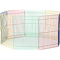 Prevue Pet Products Multi-Color Tall Small Animal Playpen 40092