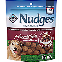 Blue Buffalo Nudges Homestyle Made with Real Beef & Rice Natural Dog Treats