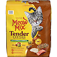 Meow Mix Tender Centers with Vitality Bursts Salmon & Turkey Flavors Dry Cat Food