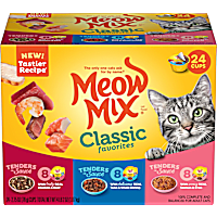Meow Mix Classic Favorites Variety Pack