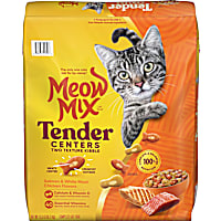 Meow Mix Tender Centers Salmon & White Meat Chicken Flavors Dry Cat Food