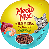 Meow Mix Tender Favorites With Real Tuna & Whole Shrimp in Sauce Wet Cat Food