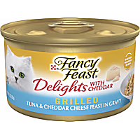 Fancy Feast Delights Tuna & Cheddar Cheese Feast in Gravy Wet Cat Food