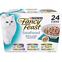 Fancy Feast Grilled Seafood Collection Wet Cat Food Variety Pack