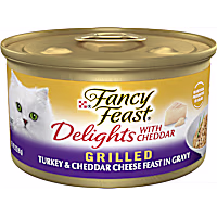 Fancy Feast Gravy Delights Grilled Turkey & Cheddar Cheese Wet Cat Food