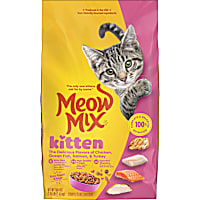 Meow Mix Kitten Li'l Nibbles Dry Cat Food for Kittens