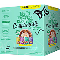 Tiki Cat Born Carnivore Complements Wet Cat Food Topper Variety Pack