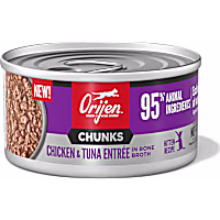 ORIJEN Chunks & Shreds Chicken And Tuna Kitten Entree Wet Cat Food