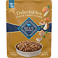 Blue Buffalo Delectables Turkey Dinner Natural Wet Dog Food Topper
